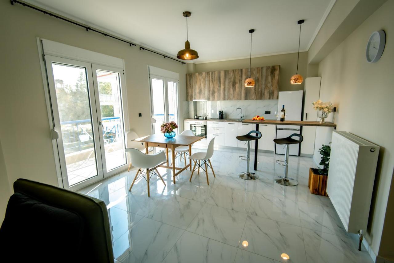 Miracle Luxury Apartments Peraia  ภายนอก รูปภาพ