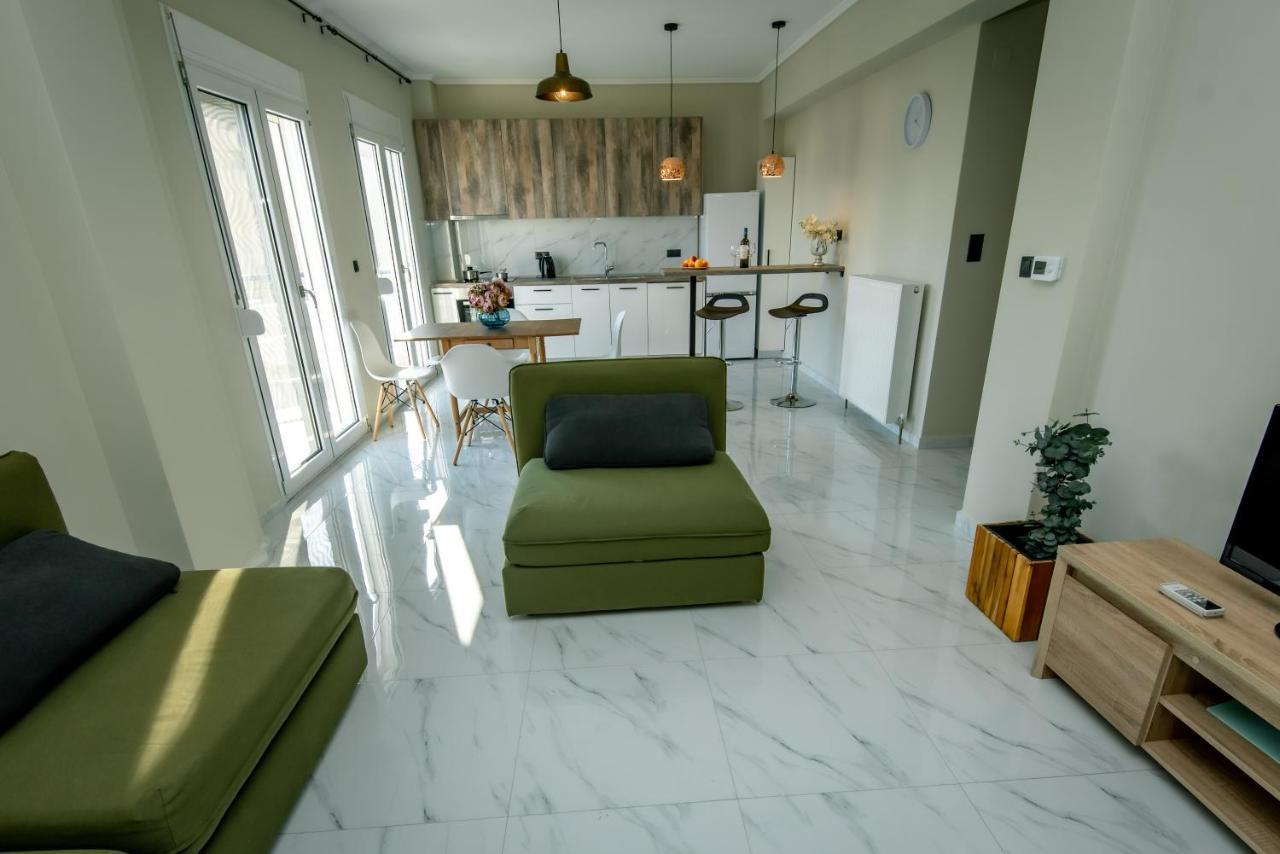 Miracle Luxury Apartments Peraia  ภายนอก รูปภาพ